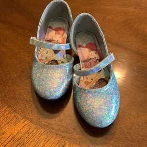 Disney princess slipper shoes blue sparkle 10